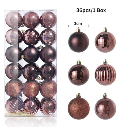 Christmas Tree Baubles Ornament Set