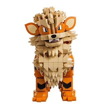 Orange Fantasy Beast Building Block Set