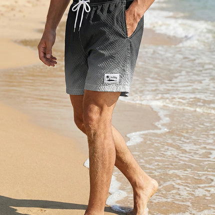 Men's Seersucker Swim Shorts