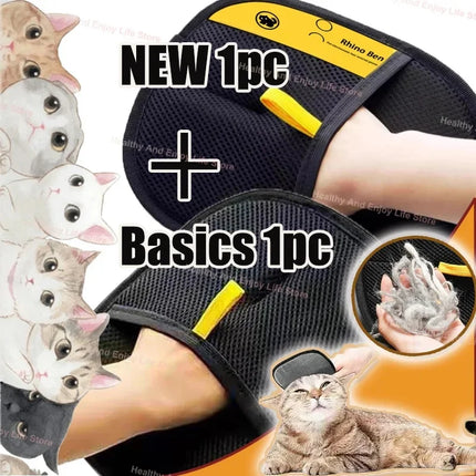 Double-Sided Pet Grooming Glove