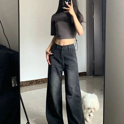 Vintage High-Waist Baggy Jeans