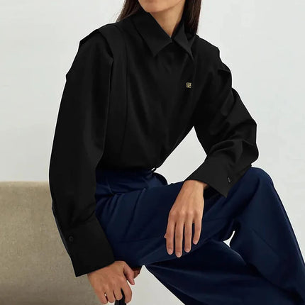 Long-Sleeve Loose-Fit Shirt