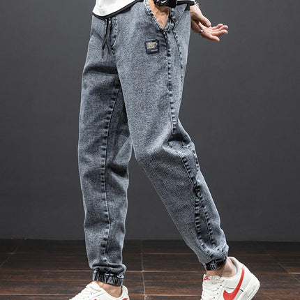 Men’s Baggy Cargo Denim Jogger Pants