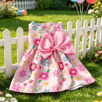 Pink Dog Princess Dress