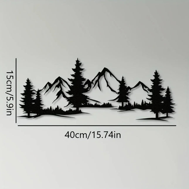 Rustic Forest and Mountain Wall Art