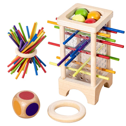 Wooden Stick Picking Board Game for Family and Kids