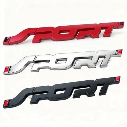 3D Chrome Car Emblem Sticker