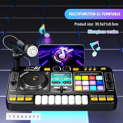 Kids DJ Mixer and Musical Keyboard Toy