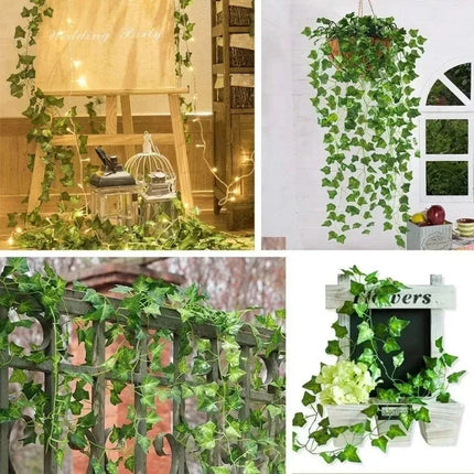 Artificial Green Ivy Leaf Hanging Garland