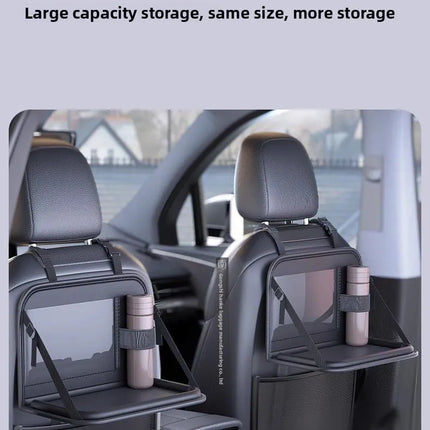 Car Seat-Back Organizer with Tray
