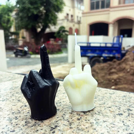 Funny Middle Finger Soy Wax Candle