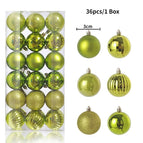 36pcs Light green / 3cm