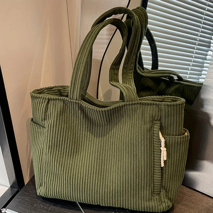 Corduroy Commuter Bag