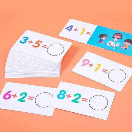 Montessori Math Card Matching Game for Kids