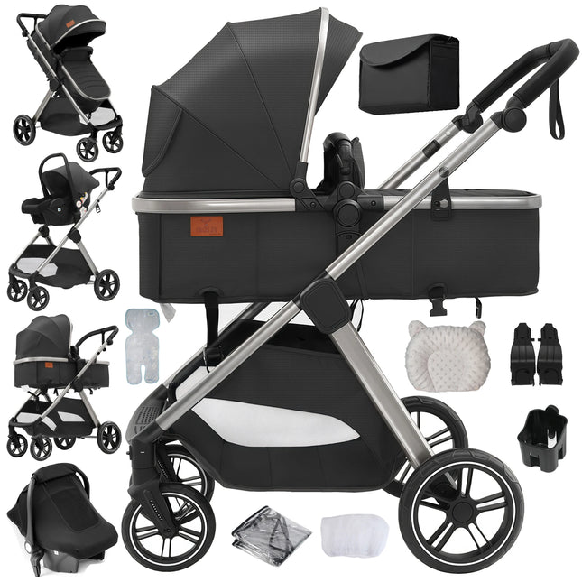 Luxury 3-in-1 Baby Stroller