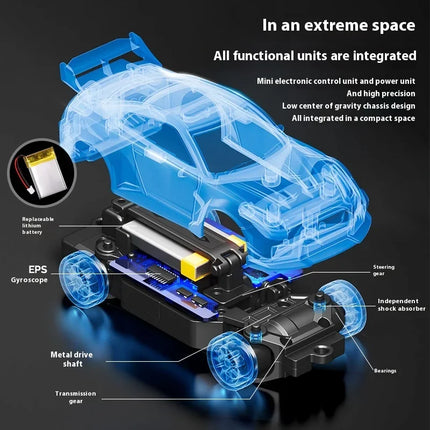 1:43 4WD RC Drift Car
