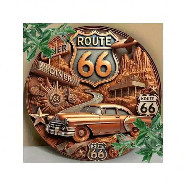 Antique Route Outdoor Wall Decor