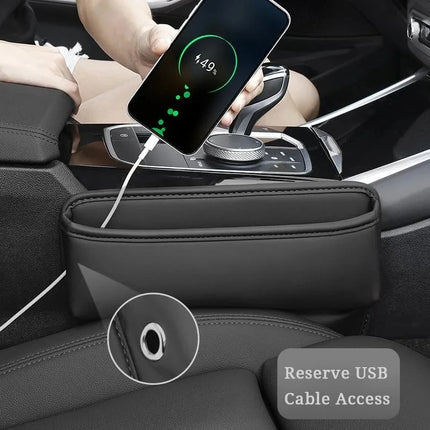Leather Car Seat Gap Organizer