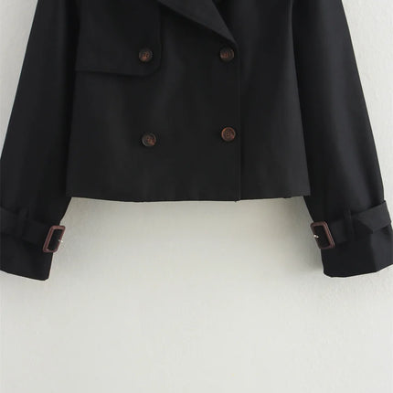 Women's Cropped Trench Jacket