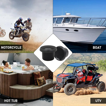 3-Inch Waterproof Marine Speakers