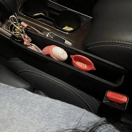 Leather Car Seat Gap Organizer
