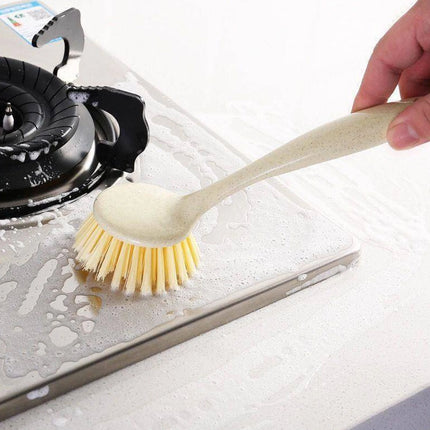 Long-Handle Dishwashing Brush Set