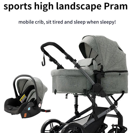 Luxury 3-in-1 Baby Travel System