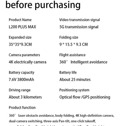 4K GPS Dual Camera Drone