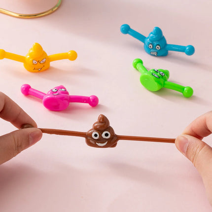 5-Piece Slingshot Poop Toy Set