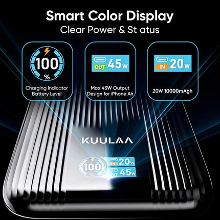 10000mAh 45W Fast Charging Power Bank