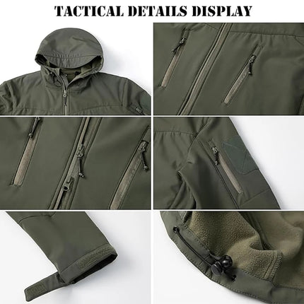 Men’s Waterproof Fleece Softshell Jacket
