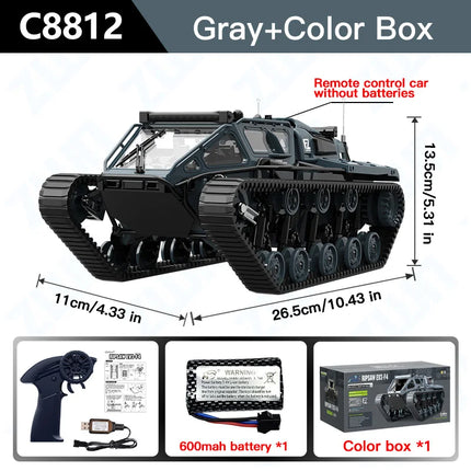 LED Tracked RC Tank Toy
