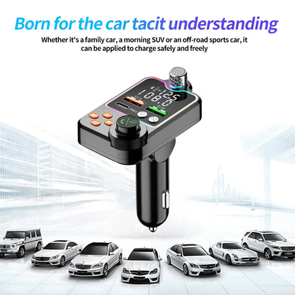 Bluetooth FM Transmitter with Fast Charging