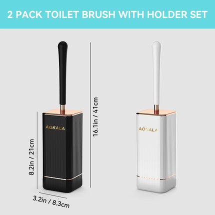 Silicone Toilet Brush with Holder