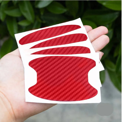 Carbon Fiber Door Handle Protective Stickers