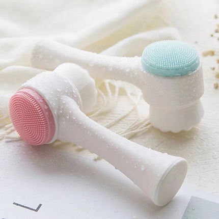 3D Double-Sided Facial Cleansing Brush