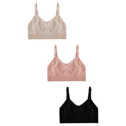 3-Piece Maternity Nursing Bra Set