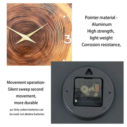 Wooden Ring Wall Clock