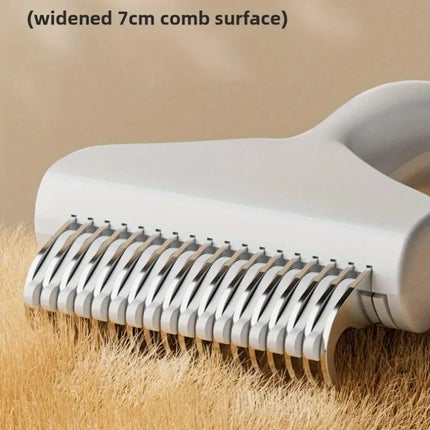Curved Stainless Steel Pet Comb