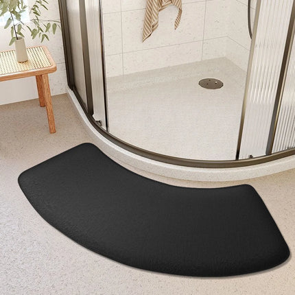 Thick Curved Absorbent Bathroom Mat