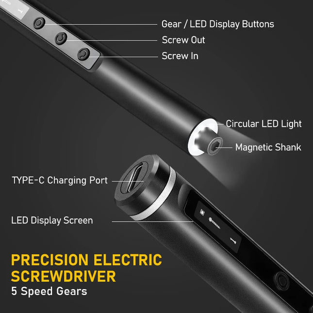 5-Speed Precision Electric Screwdriver