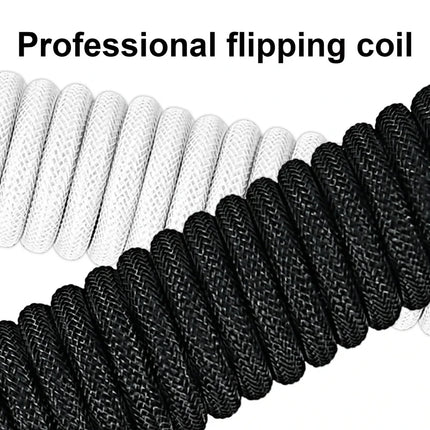 Coiled Mechanical Keyboard Cable