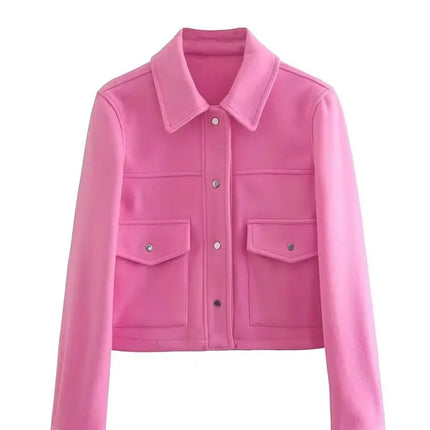 Women's Button-Up Casual Jacket