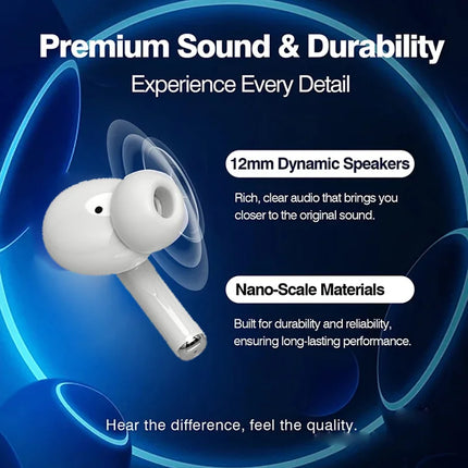 NNEOBA Active Noise Cancelling Wireless Earbuds