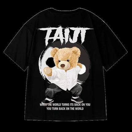 Men's Oversized Hip Hop Printed T-Shirt