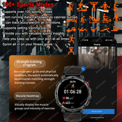 Military-Grade Sports Smartwatch
