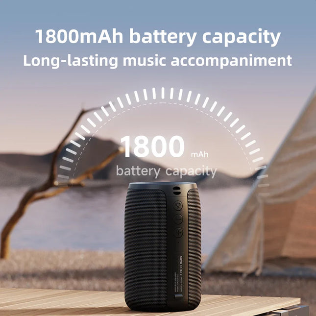 NNEOBA Mini Portable Bluetooth Speaker Black