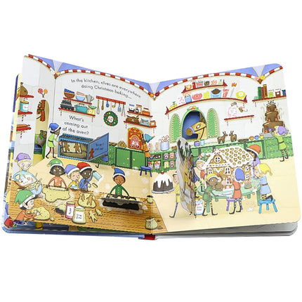 Christmas Peek Inside Interactive Flap Book for Kids