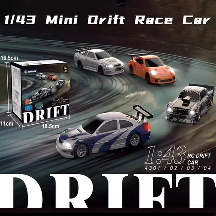 1:43 Mini RC Drift Car