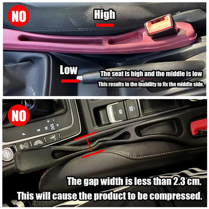 Car Seat Gap Filler Strips